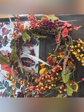 Fall Harvest Berry Wreath